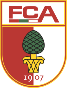 Die Abbildung zeigt das Logo des FC Augsburgs