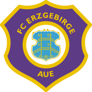 Die Abbildung zeigt das Logo des FC Erzgebirge Aue