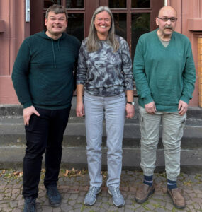 Von links: Manuel Beck, Regina Hillmann und Udo Hartmann